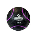 Gronk Fitness 2 lb medicine ball with purple accents