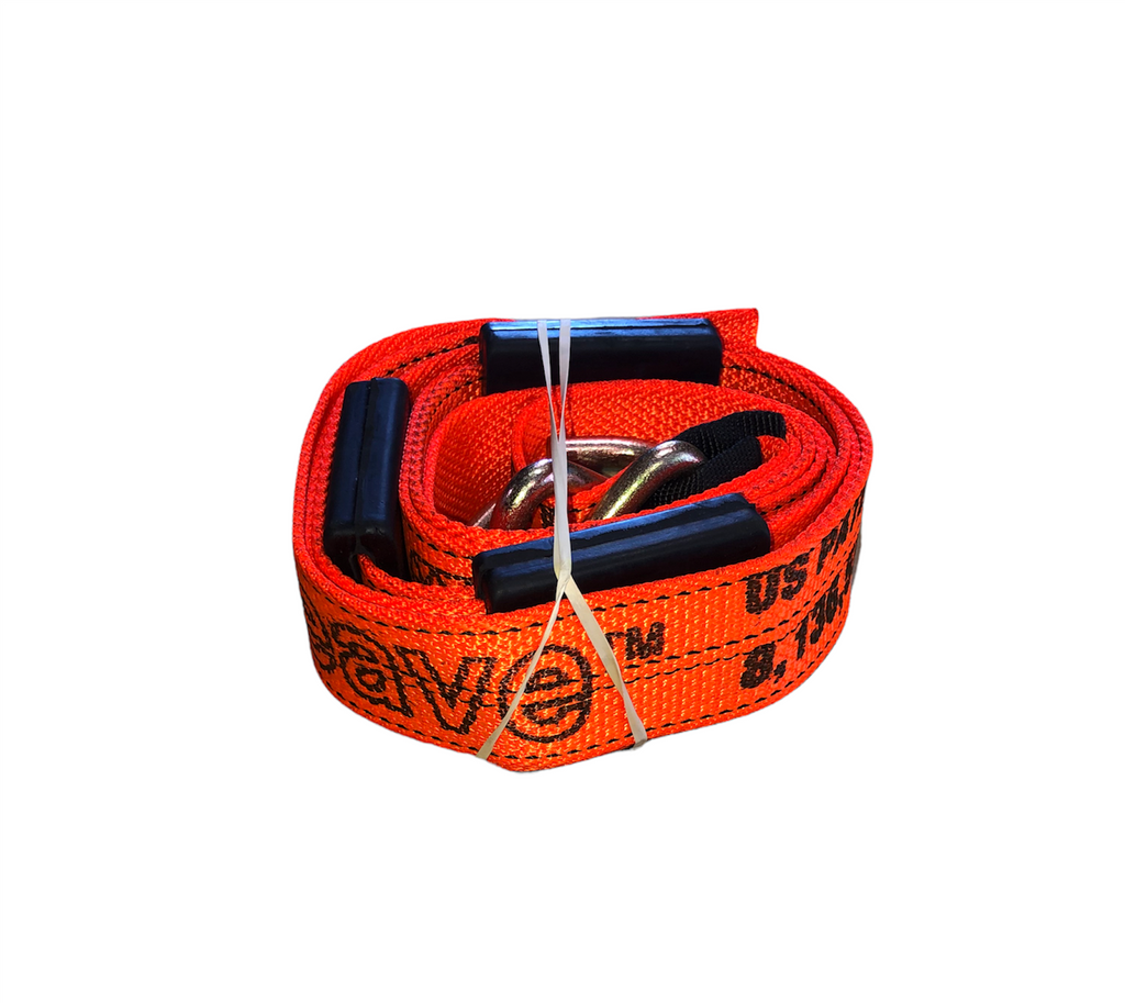 AUTO HAULING STRAP ORANGE