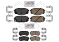 Front Rear Ceramic Disc Brake Pads For KIA Seltos 21-24 FWD Manual Parking Bk