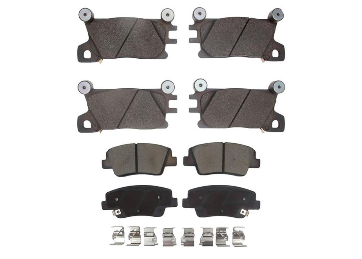 Front & Rear Disc Brake Pads for Genesis GV70 22-24 w/ 4 Piston Genesis Brem Bo