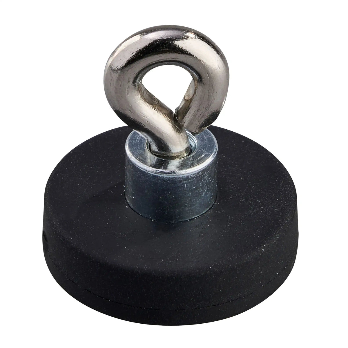 Rubber Coated Neodymium Magnet with Eye - 22 mm