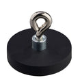 Rubber Coated Neodymium Magnet with Eye - 31 mm
