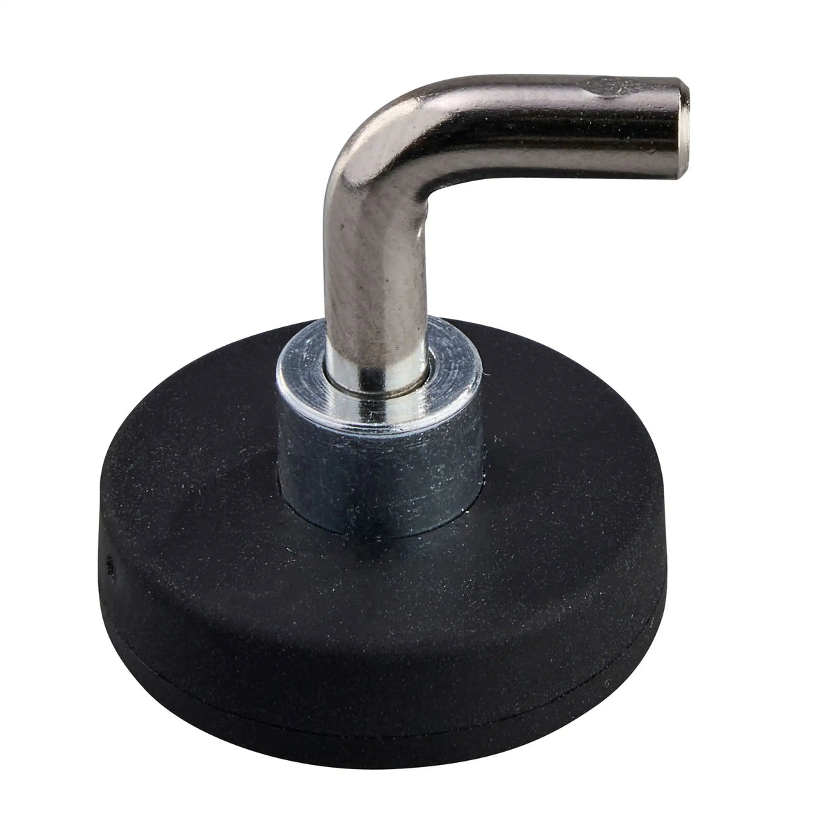 Rubber Coated Neodymium Magnet with L Hook - 22 mm