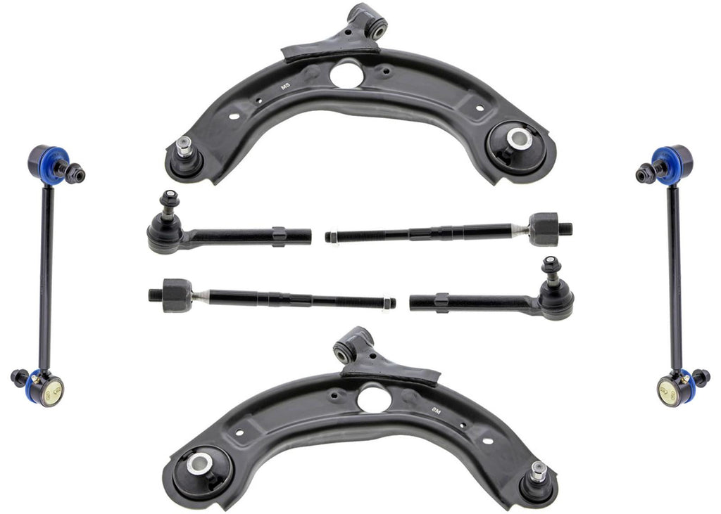 Front Mevotech Lower Control Arms Tie Rods & Links For Mazda CX-3 2016-2021