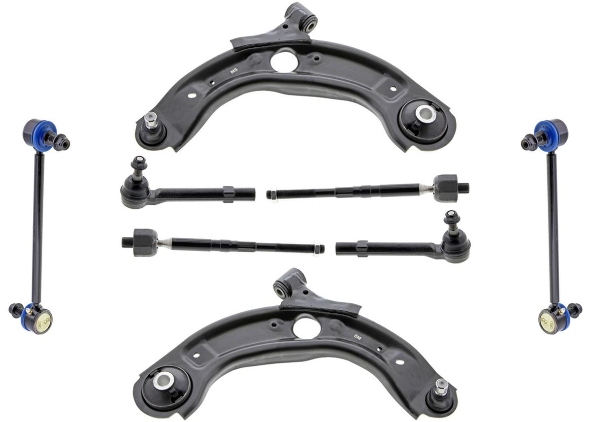 Front Mevotech Lower Control Arms Tie Rods & Links For Mazda CX-3 2016-2021