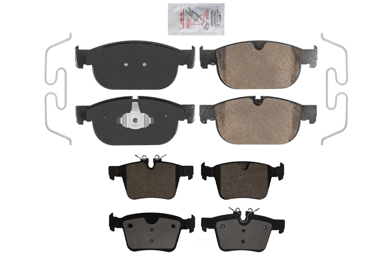 Front & Rear Ceramic Disc Brake Pads for Polestar 2 Base 2021 2022 2023 2024