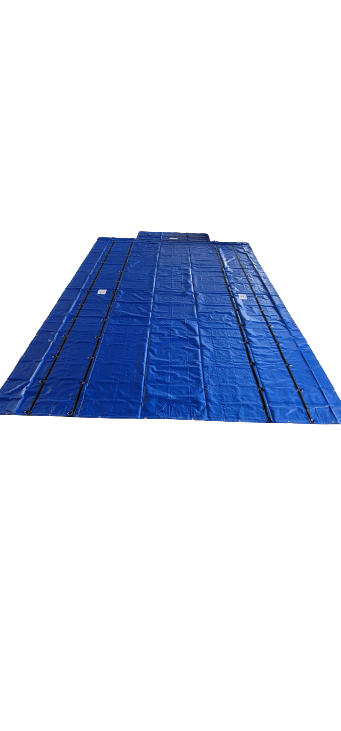4' DROPX 8'W X 27' L 14 OZ BLUE