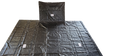4' DROP X 8' W X 27' L 14 OZ BLACK COLOR