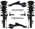 Front Struts Control Arms Tie Rods & Links For XC70 08-16 W/ Hydraulic Steering