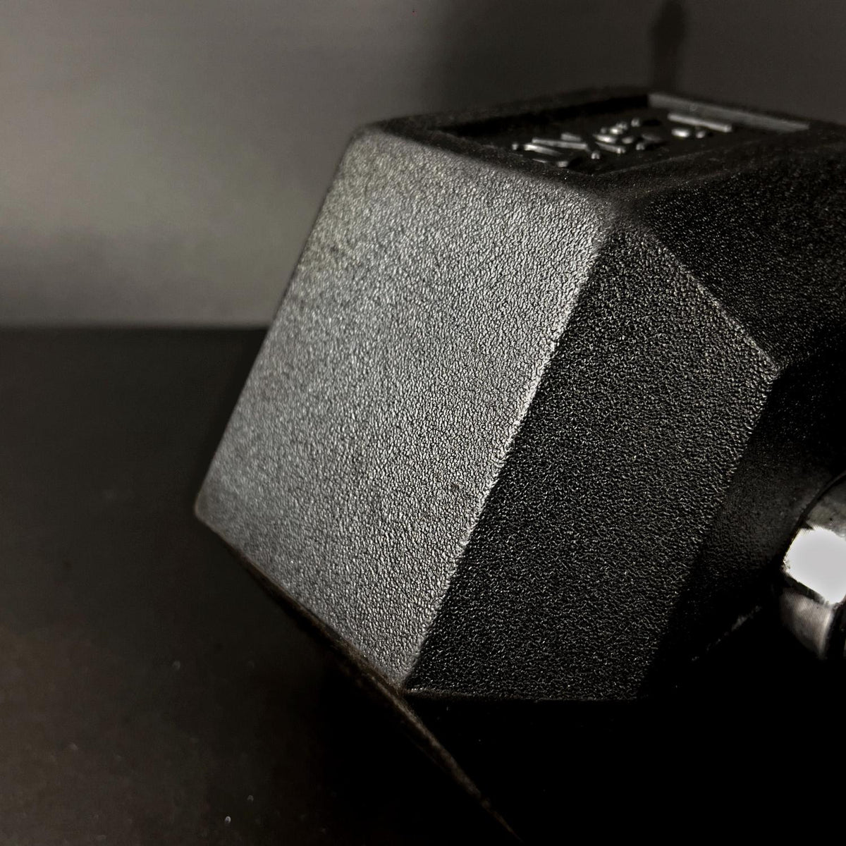 30kg Muscle Motion Rubber Hex Dumbbells (Sold Individually)