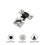 Ravinte 1/2 Inch Overlay Soft Close Hinge Kitchen Cabinet Hinges 50 Pack - size: 1/2 inch Overlay