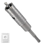 Professional 1-3/16" (30mm) Concrete Hole Saw 110mm SDS Plus & Dust Bag - size: 1-3/16" (30mm)