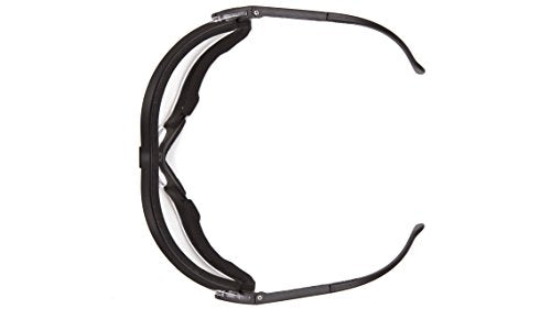 Pyramex V2G Safety Glasses, Black Frame/Amber Anti-Fog Lens - color: Black Frame/Indoor-outdoor Mirror Anti-fog Lens