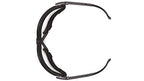 Pyramex V2G Safety Glasses, Black Frame/Amber Anti-Fog Lens - color: Black Frame/Indoor-outdoor Mirror Anti-fog Lens