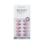 BTArtbox Press on Nails, French Tips, Short Almond Nails, 32Pcs Full Kit - color: A2-Mermaid Tail
