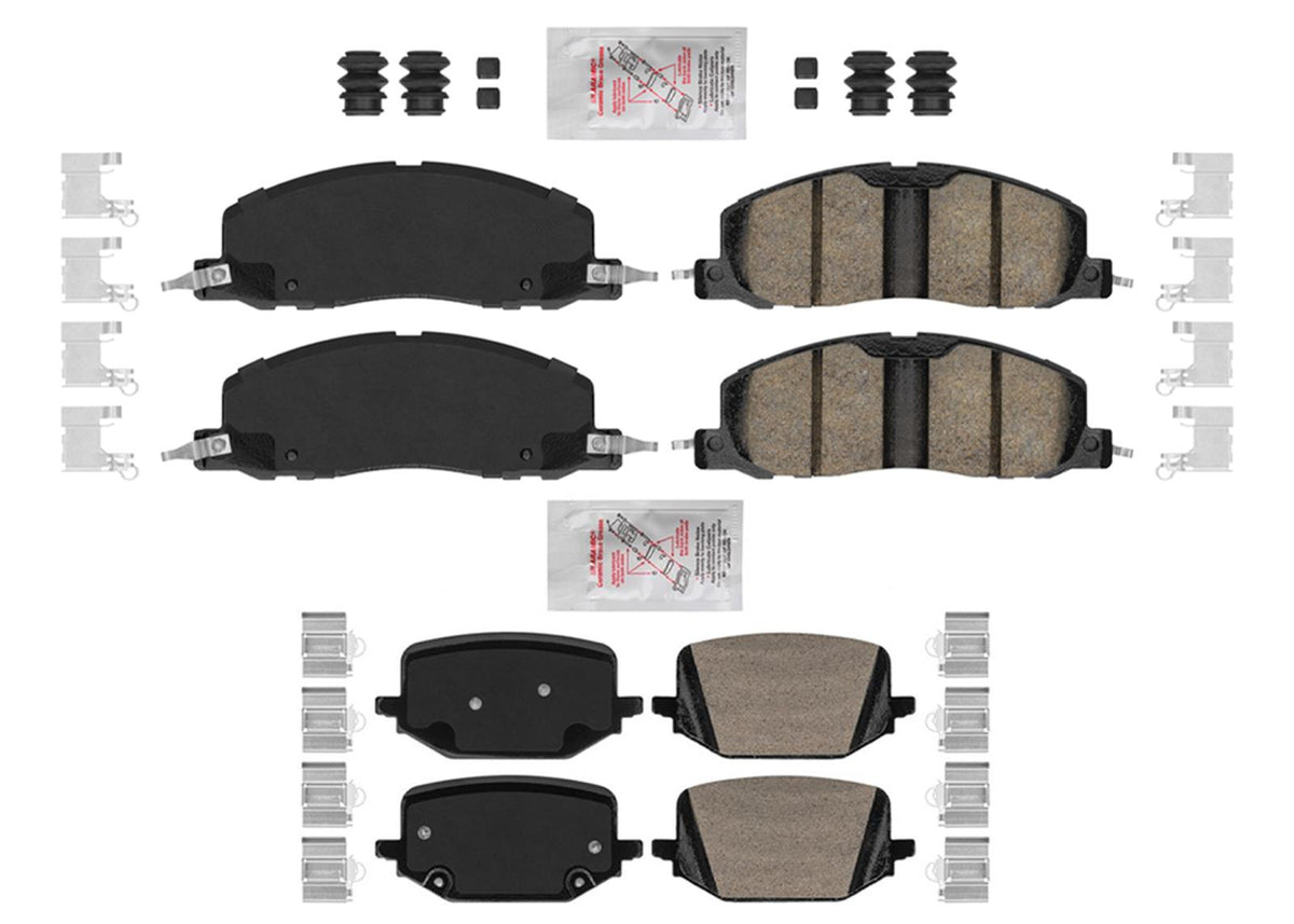 AME Front Rear Disc Brake Pads for Lincoln Aviator 2020 2021 2022 2023 2024 2025