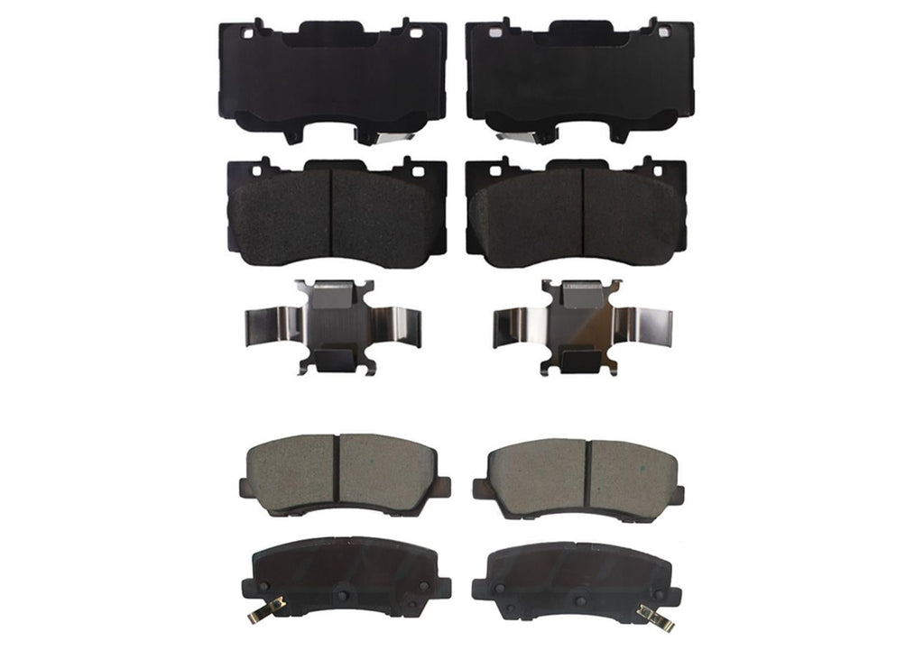 Front & Rear Ceramic Brake Pads for Ford Mustang GT 4 Piston 352MM 2022-2023