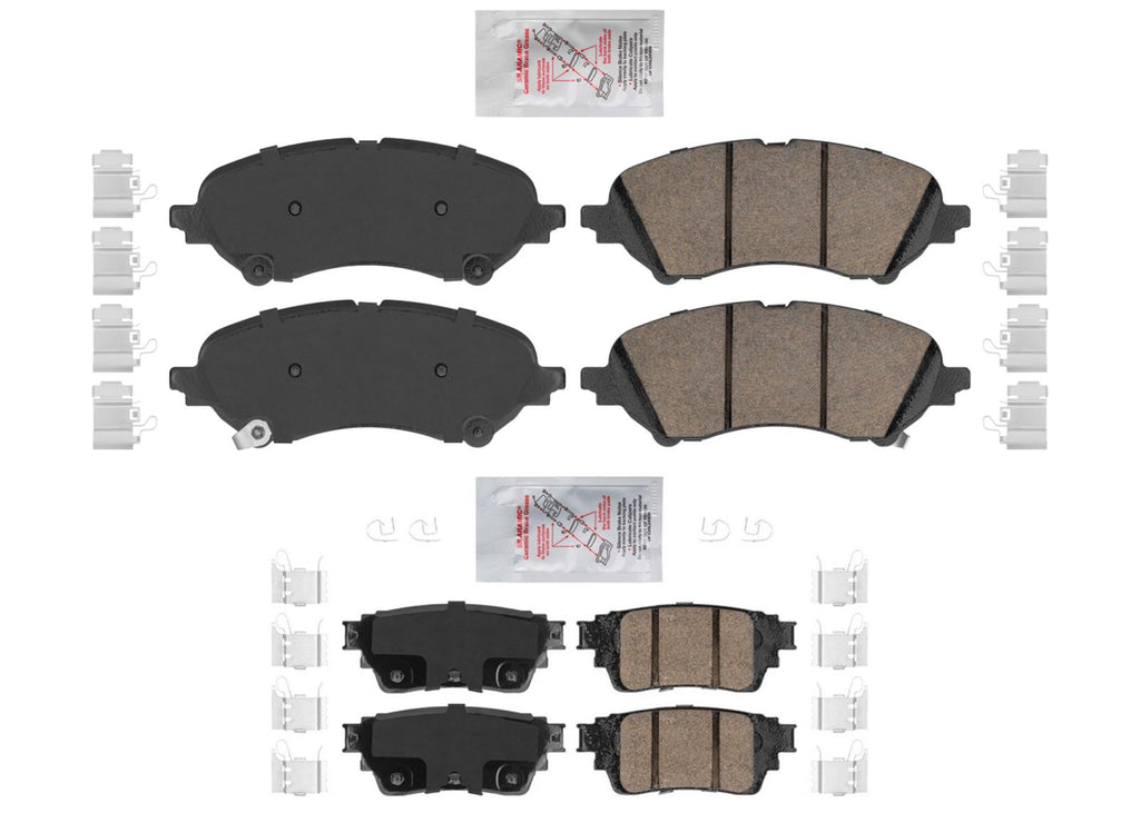 Front & Rear Ceramic Brake Pads for Nissan Ariya E-4orce AWD Model 2023 2024