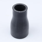 AC PERFORMANCE ID 1.5" to 1-1/8" Straight Silicone Hose Reducer Black - color: Black, size: ID 1.5" to 1-1/8" (38mm to 28mm)