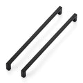 Ravinte Matte Black Square & Solid Cabinet Handles,10 Inch,15 Pack - size: 10 Inch Hole Center