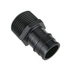 10 Piece EFIELD Pex-A Poly PPSU Expansion Fittings 1" X1" Male NPT Adapter - size: 1" x 1" (PPSU, Pack of 10)