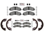 RAM Front & Rear Galvanized Disc Brake Pads for Ram 3500 Pick Up DRW 2019-2025