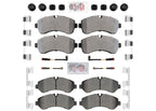 Front & Rear Disc Brake Pads for Sprinter 3500 19-24 Manual Parking Brake System