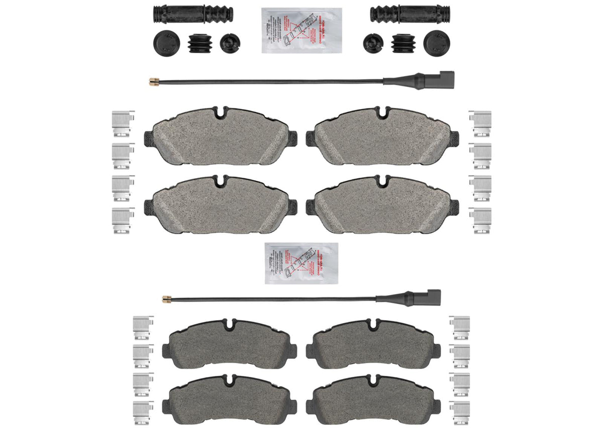 Fleet Duty Galvanized Disc Brake Pads For Ford Transit 350HD 2020 2023 2024 2025