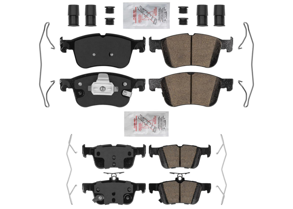 Front & Rear Ceramic Disc Brake Pads for Ford Maverick 2022 2023 2024 2025