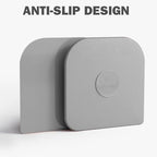 Pan Scraper, 5 Pcs Pot & Dish Scraper Plastic, Sturdy Scraper Kitchen Tool, Grey - color: Gray, size: 5 Pcs