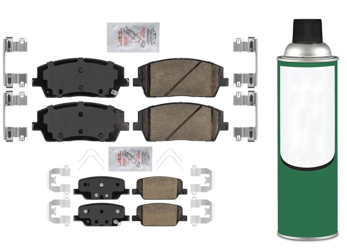 AME Ceramic Disc Brake Pads Hardware Cleaner for Hyundai Palisade 2020 2021 2025