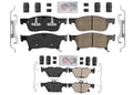 Front & Rear Ceramic Disc Brake Pads for Subaru Ascent 2019 2020 2022 2023 2025