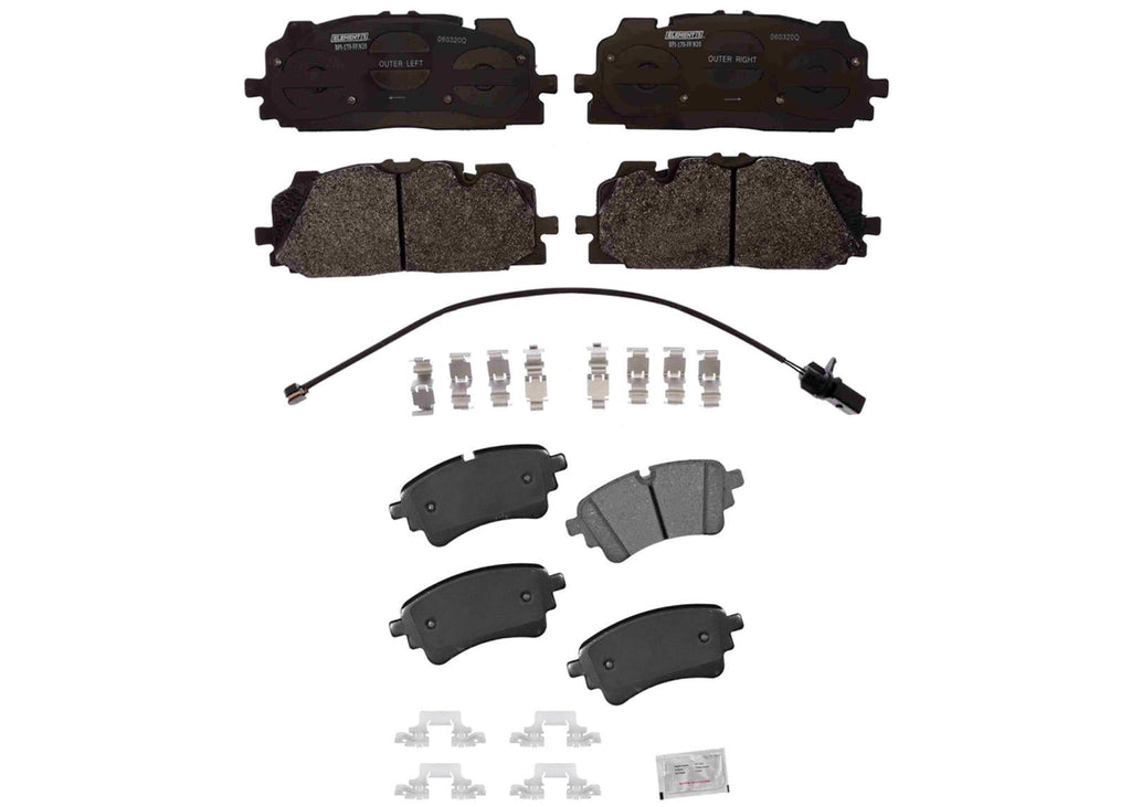 Front & Rear Ceramic Disc Brake Pads For Audi Q5 PHEV 2020 2022 2023 W/ 350MM