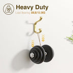 Coat Hooks Wall Mount,Heavy Duty Wall Hooks for Backpack,Towel,Gold 6 Pack - color: Gold, size: 6 Pack
