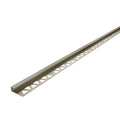 3/8 in. x 96 in. Aluminum Bullnose-Square