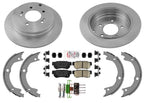 Rear Disc Brake Rotors Ceramic Pads Shoes for Hyundai Azera 2006 2007 2008 2009