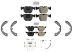 Disc Brake Pads Parking Shoes & Hardware for Land & Range Rover 4.4L 2003-2005