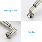HOME EDIT Brushed Nickel Cabinet Handles 3 Inch Pulls 10 Pack - color: Brushed Nickel, size: 3 inches Hole Center