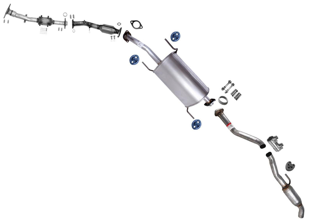 Muffler Resonator Pipe Exhaust System For Nissan NV200 City Express 13-20 2.0L