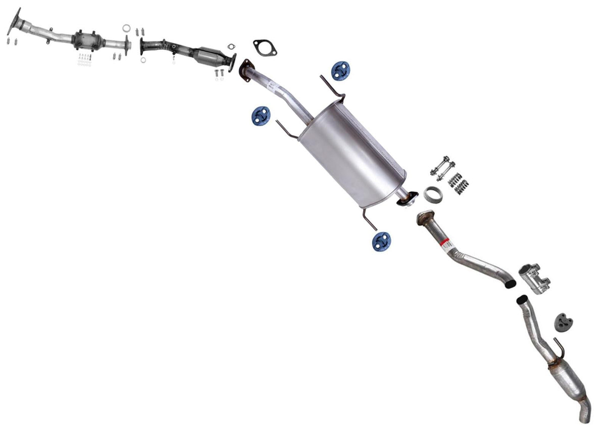 Muffler Resonator Pipe Exhaust System For Nissan NV200 City Express 13-20 2.0L