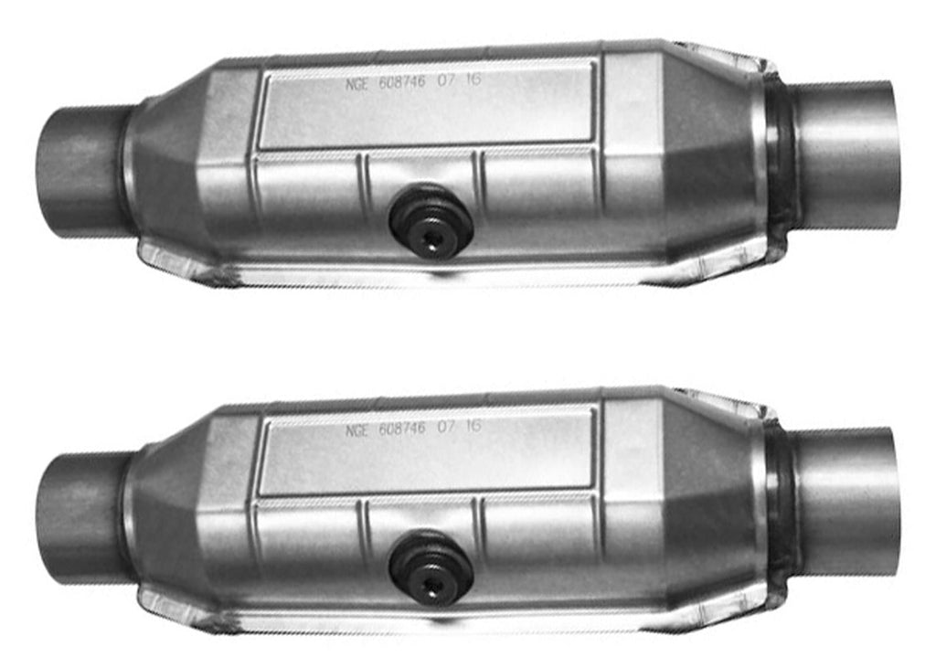 2 Universal Catalytic Converter EPA Approved 2.00" x 17.0 OAL 4" OD Made in USA