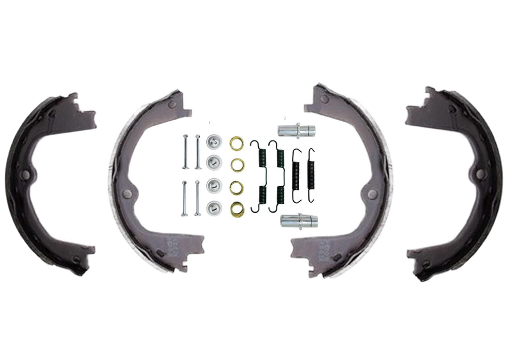 Front & Rear Disc Brake Pads Parking Shoes for Honda Pilot 2016 2020 2021 2022