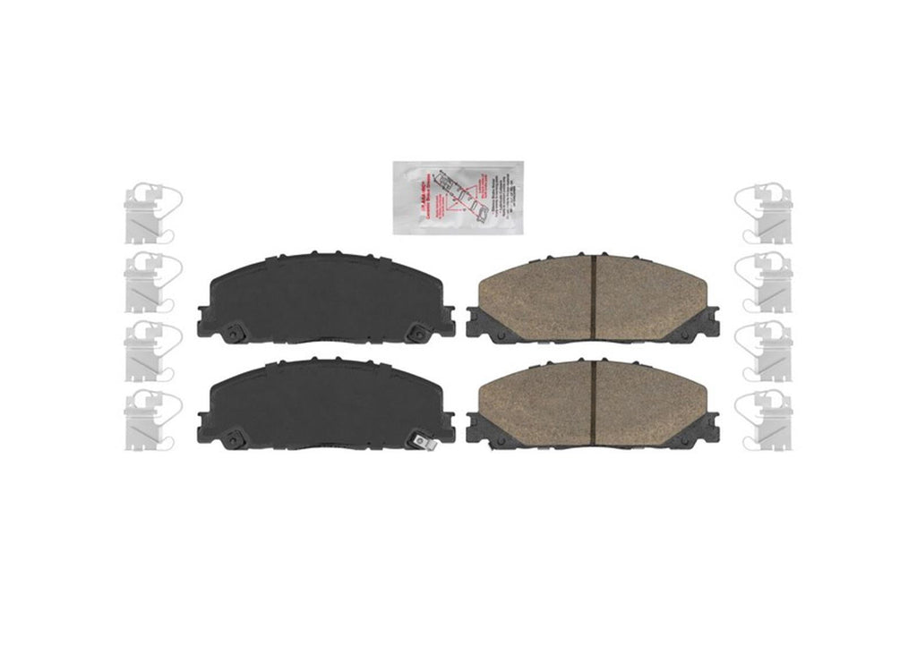 Front & Rear Upgraded AME Ceramic Disc Brake Pads for Honda Pilot 2023 2024 2025