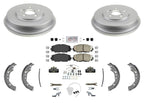 Rear Brake Drums Shoes Cylinders Hardware for Scion xD 2008 2010 2011 2012 2014