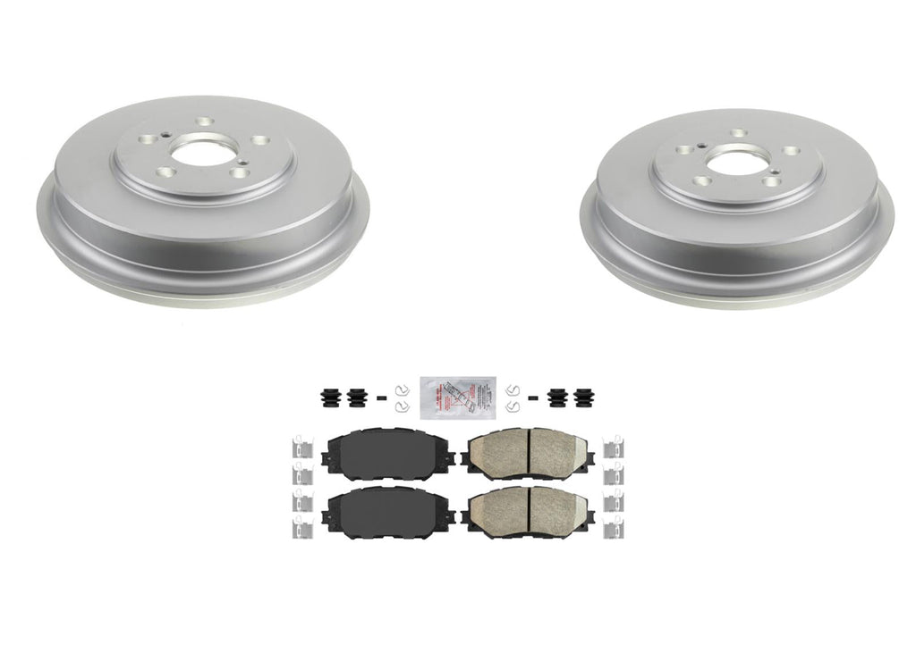 Rear Brake Drums Shoes Cylinders Hardware for Scion xD 2008 2010 2011 2012 2014