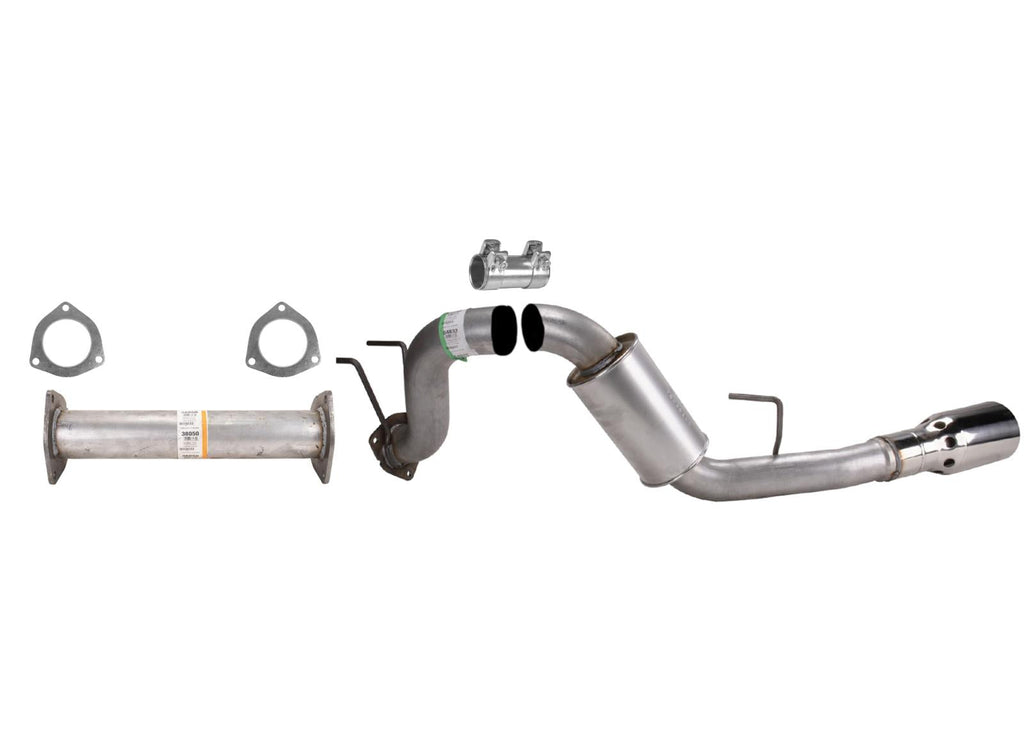 Pipe Resonator Tail Pipe for Ford F250 6.7L Diesel 11-16 156.2" Inch Wheelbase