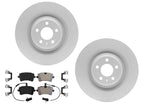 356MM Rear Coated Disc Brake Rotors & Pads for Audi A8 2011 2013 2015 2017 2018