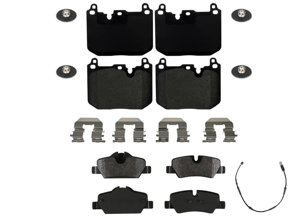Front & Rear EPS R90 Certified Brake Pads For Cooper John Cooper Works 15-2019