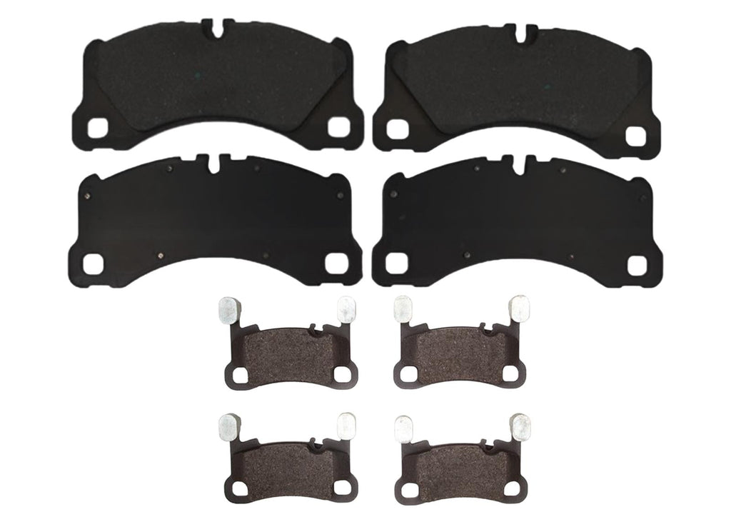 Upgraded Front & Rear Disc Brake Pad Set For Porsche Cayenne Base 2019 2020