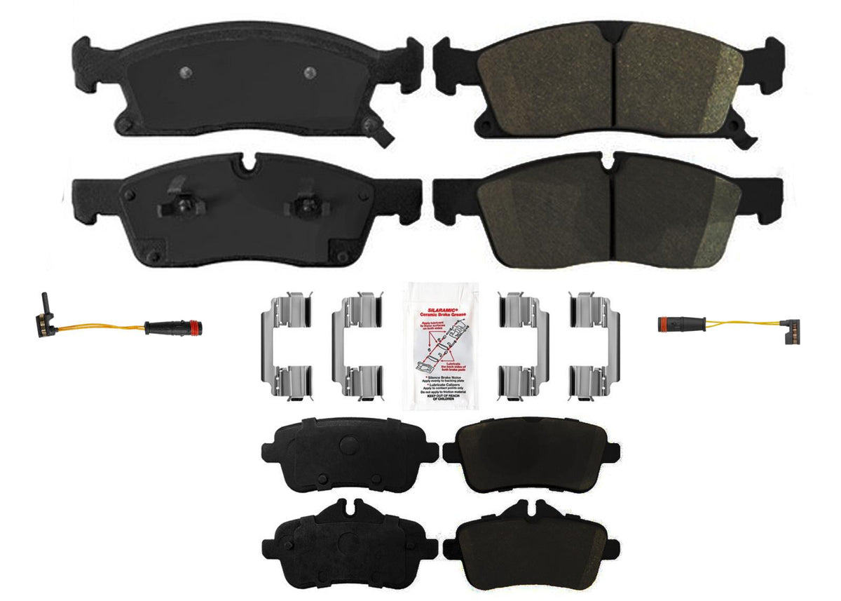 Front & Rear EPS R90 Certified Brake Pads For Mercedes Benz GL350 2013 2015 2016